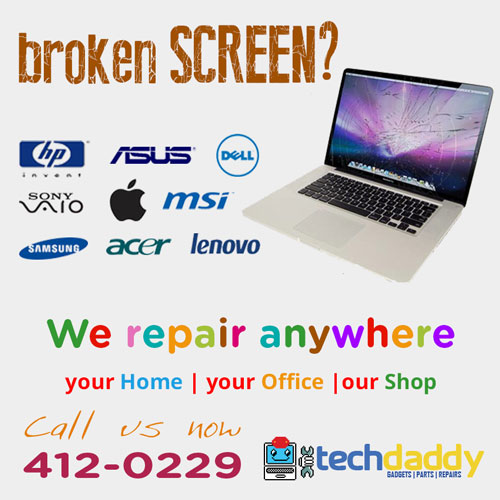 TECHDADDY LAPTOP PARTS AND REPAIRS  Laptop LCD Screen in Cebu most affordable dealers price.